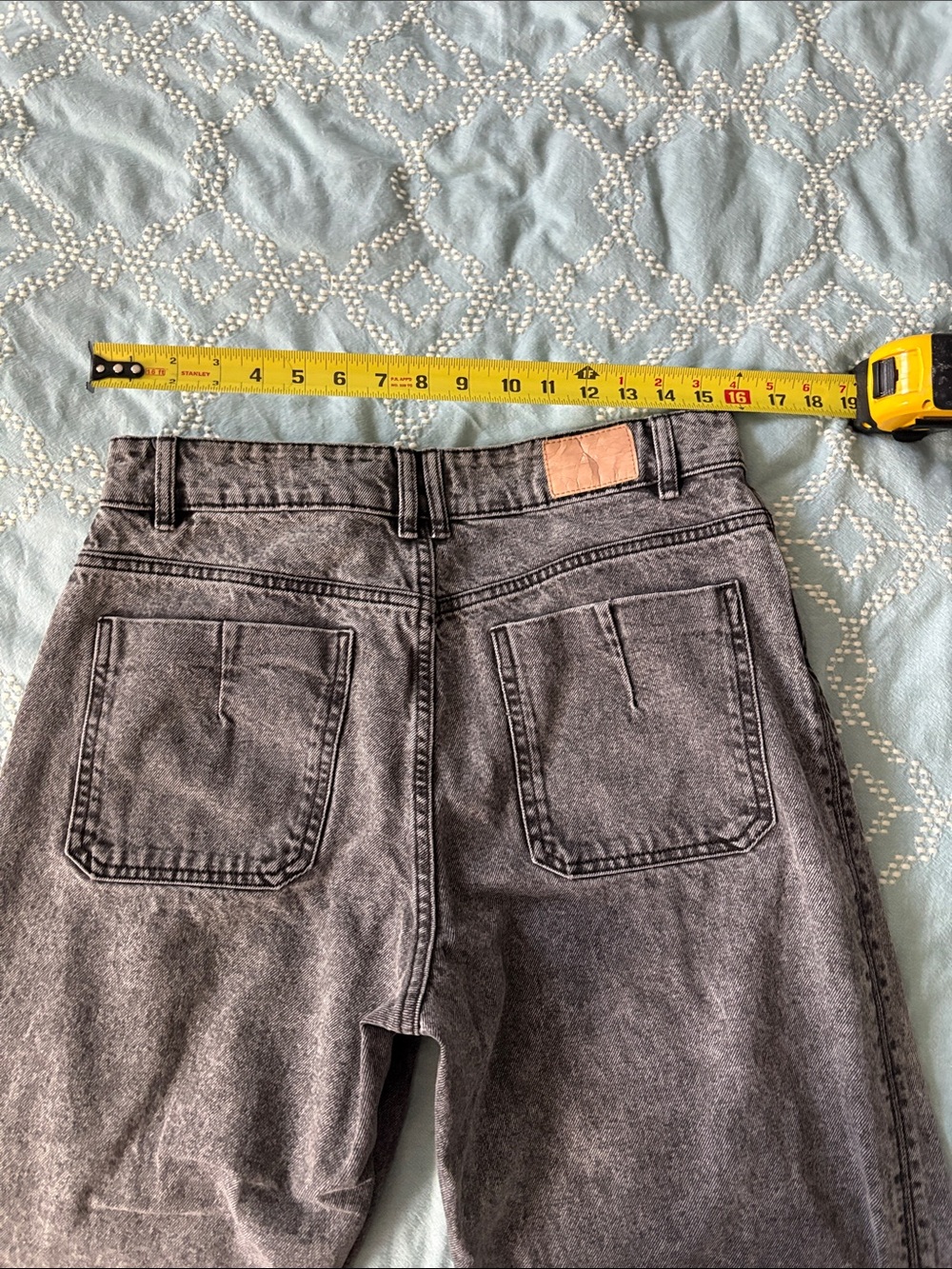 Zara high waisted wide leg jeans - Picture 7 of 9